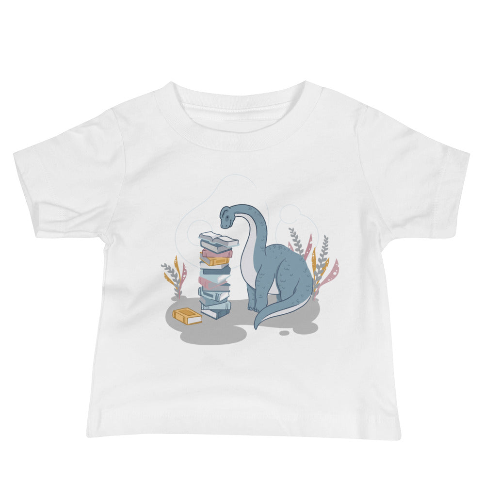 Sweet Bookish Dino Baby Tee