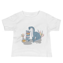 Load image into Gallery viewer, Sweet Bookish Dino Baby Tee