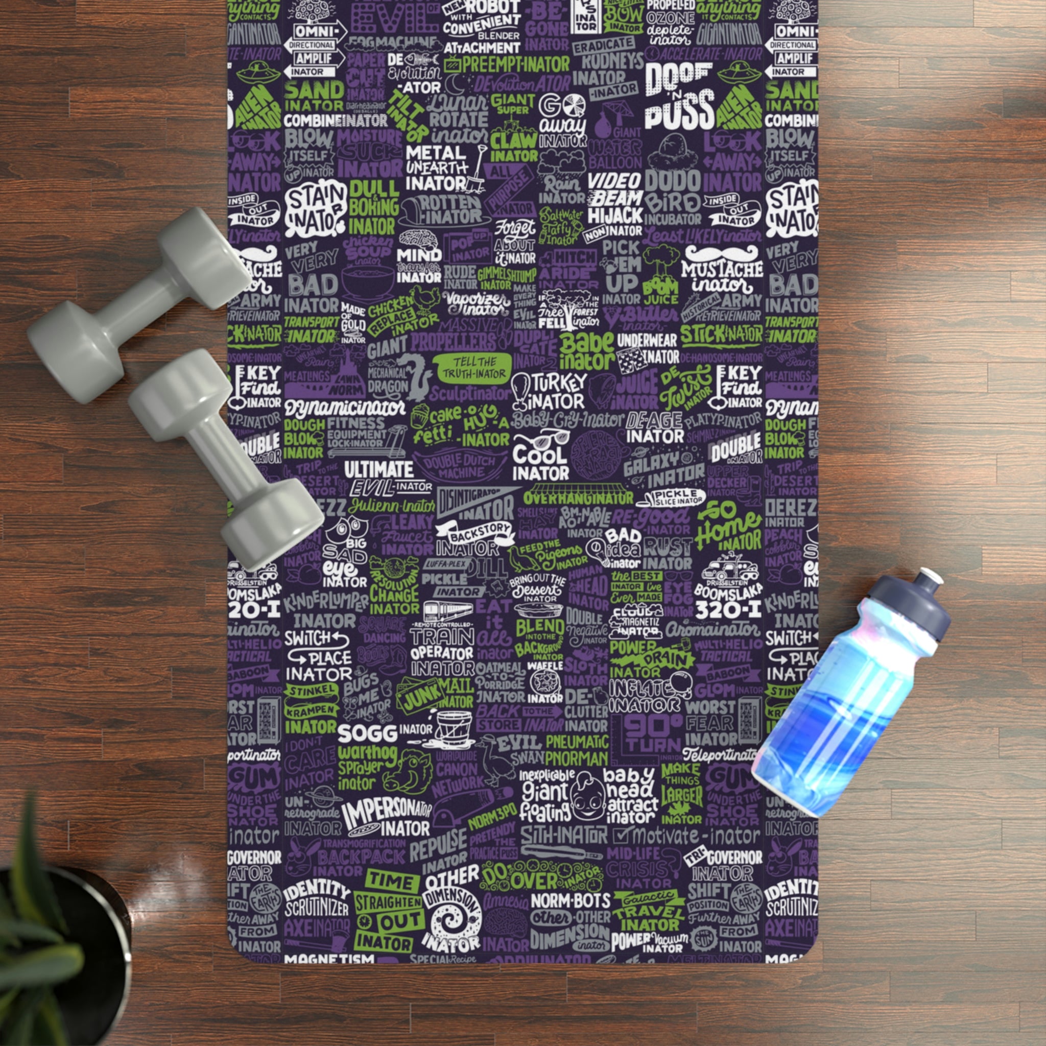 Inators Microfiber Rubber Yoga Mat