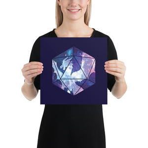 Dragon's D20 Poster