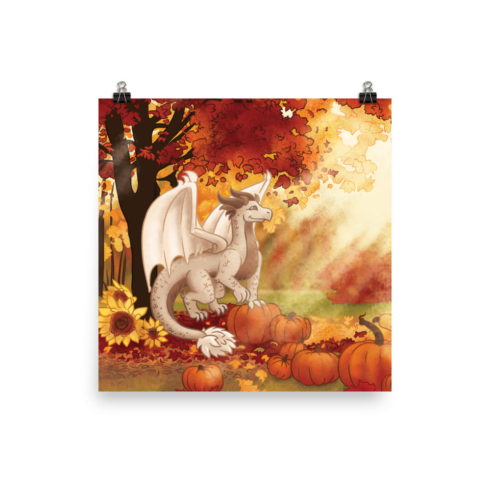 Autumn Dragon Poster