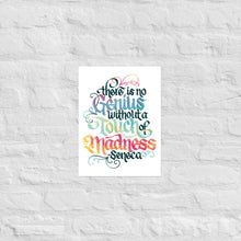 Load image into Gallery viewer, Genius with Madness Poster