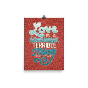 Love is a Wonderful, Terrible Thing Poster