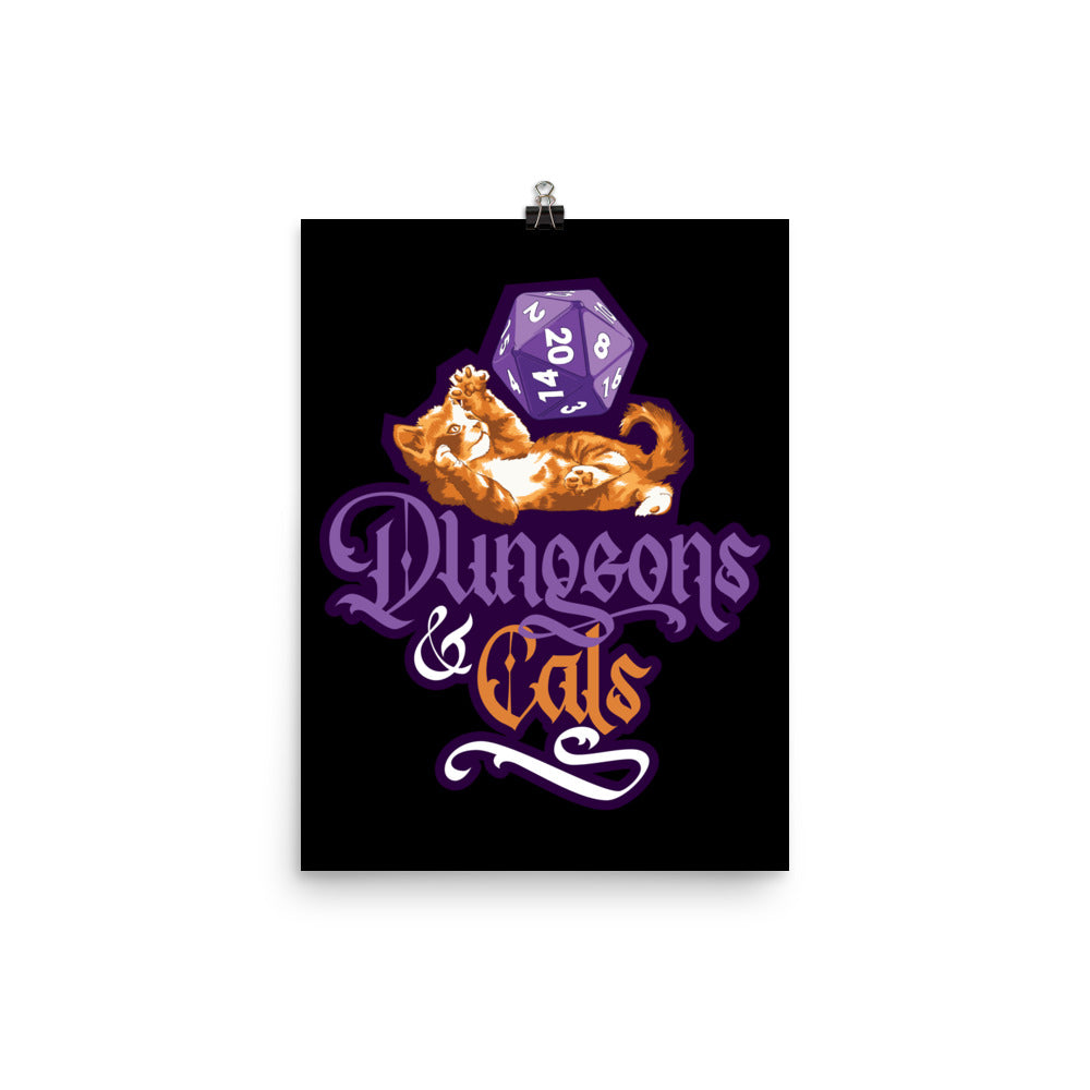 Dungeons and Cats Poster