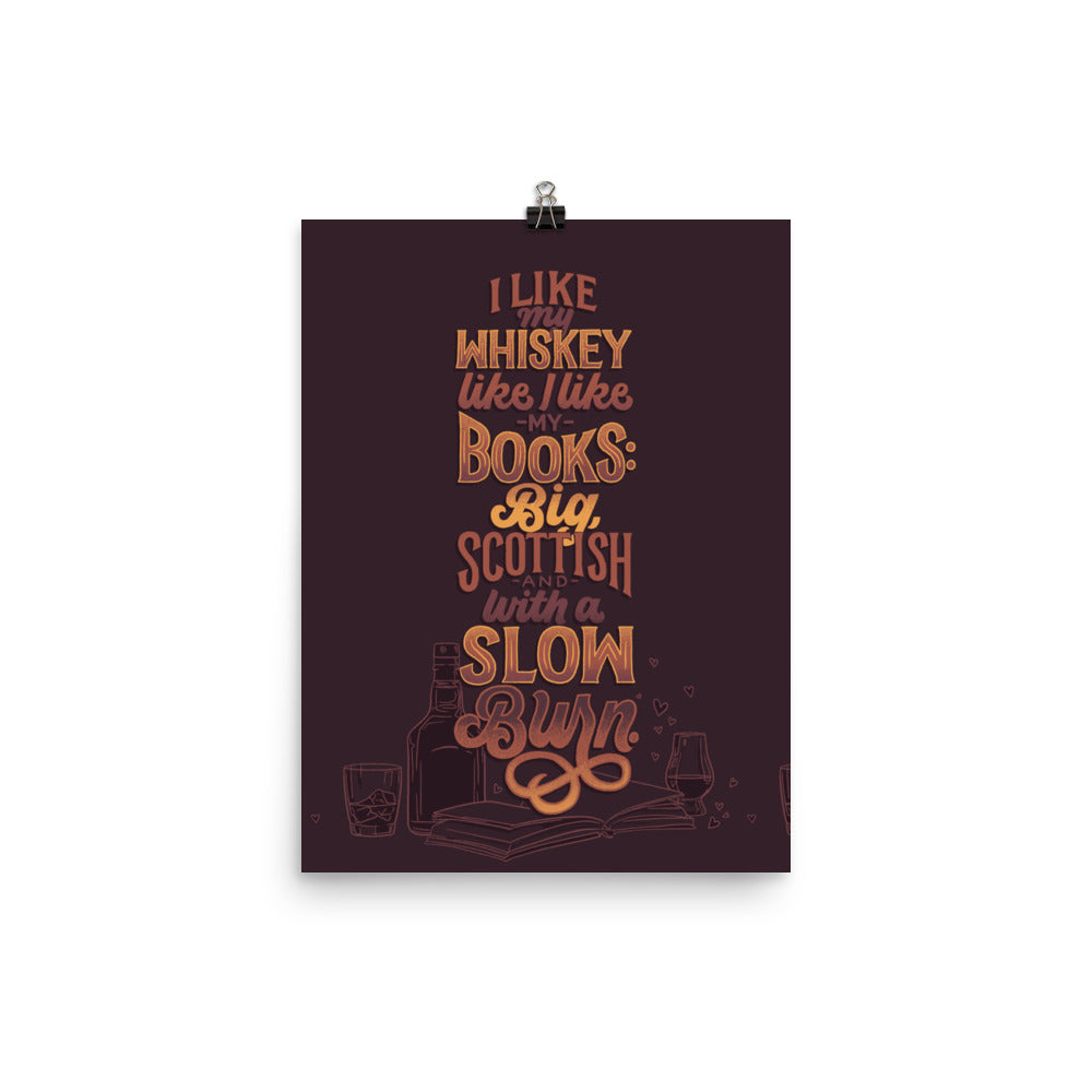 Like My Whiskey Like I Like My Books Poster