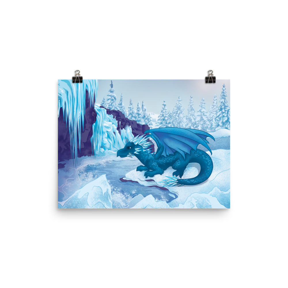 Winter Dragon Poster