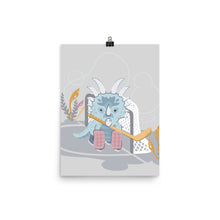 Load image into Gallery viewer, Sweet Hockey Dino Poster