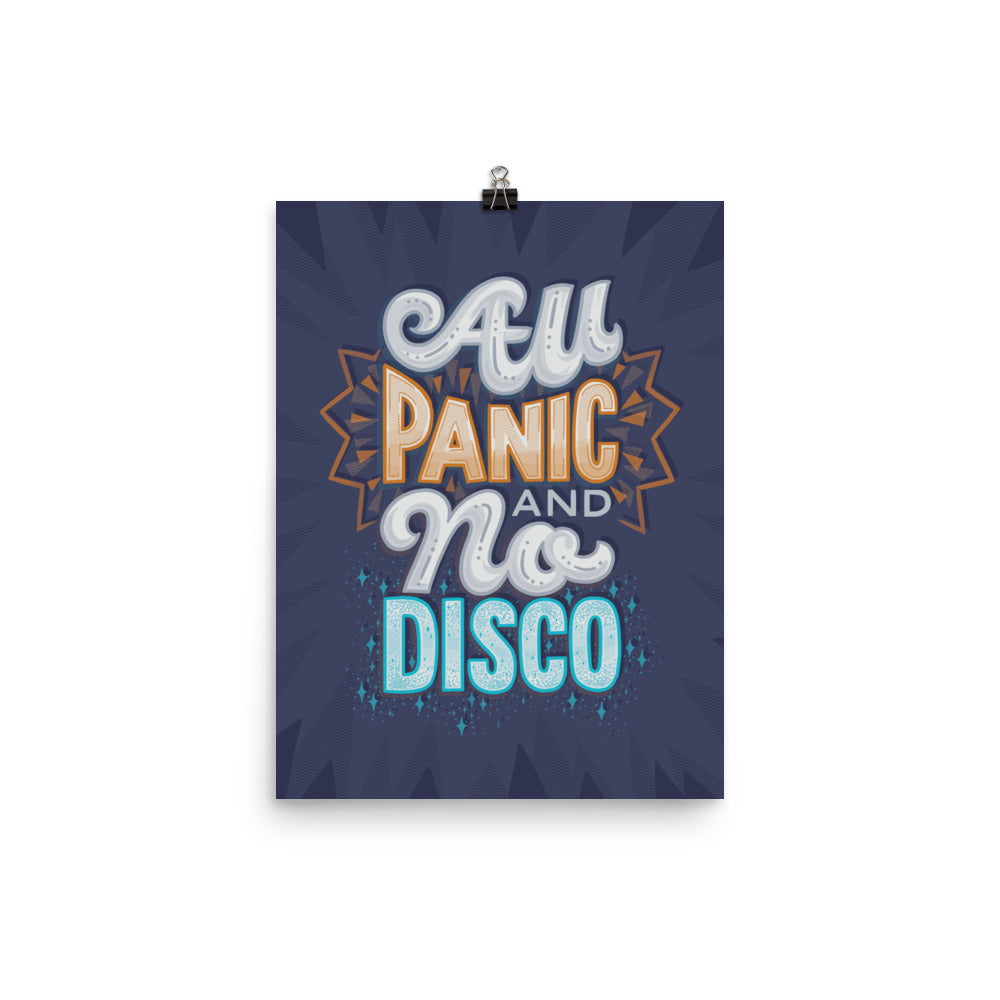 All Panic No Disco Poster