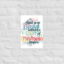 Load image into Gallery viewer, Genius with Madness Poster