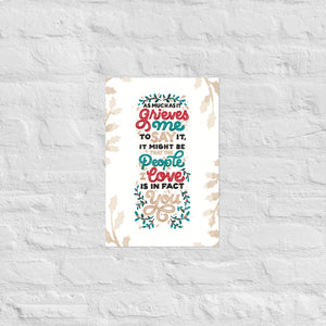 Friendship Love Actually Christmas Poster