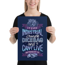 Load image into Gallery viewer, Industrial Strength Dice Bag Poster