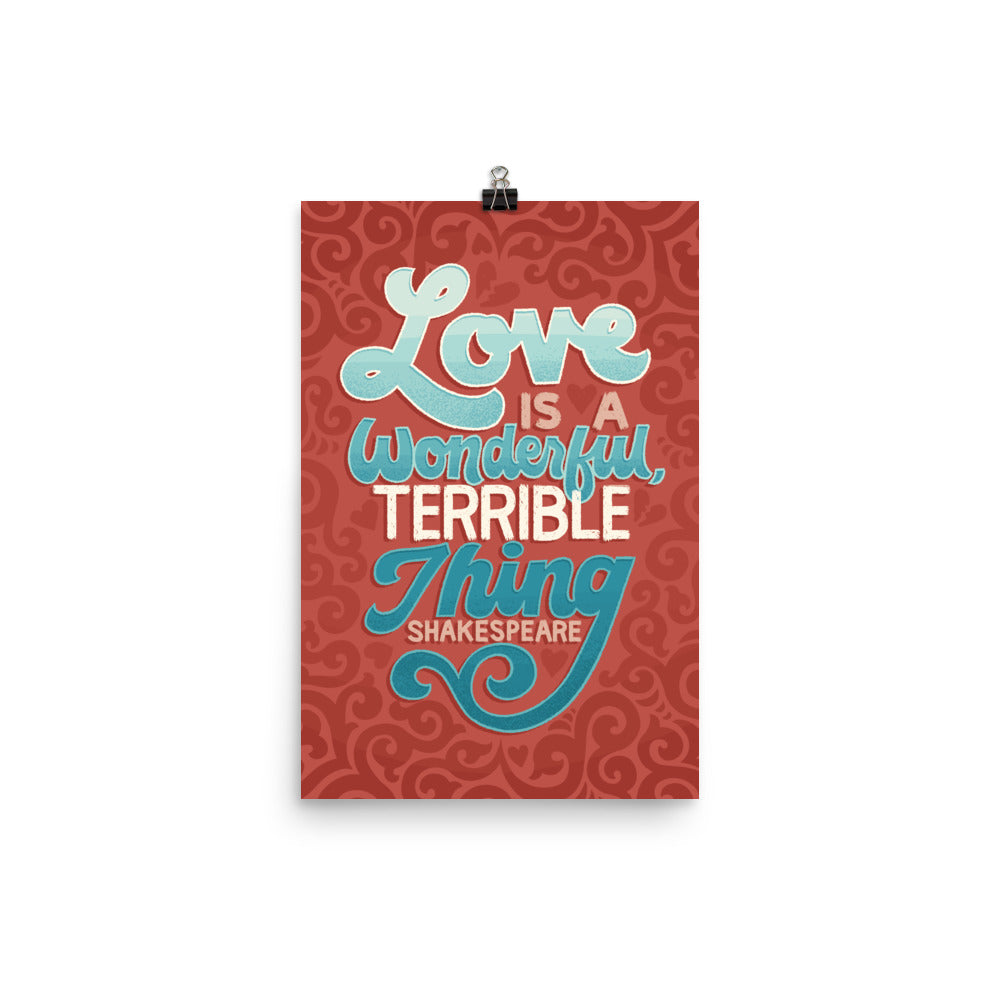 Love is a Wonderful, Terrible Thing Poster