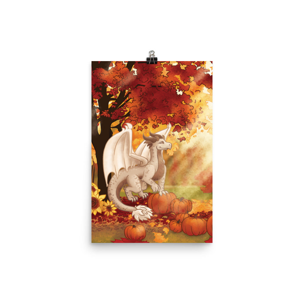 Autumn Dragon Poster