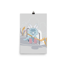 Load image into Gallery viewer, Sweet Hockey Dino Poster