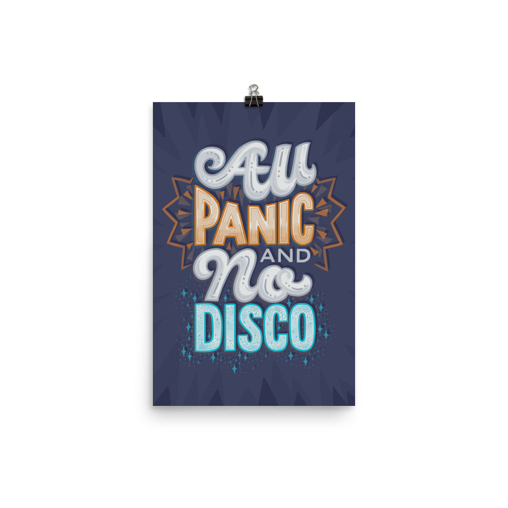 All Panic No Disco Poster