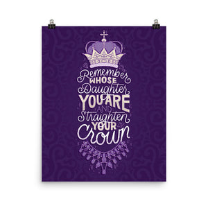 Remember Whose Daughter You Are Poster