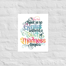 Load image into Gallery viewer, Genius with Madness Poster