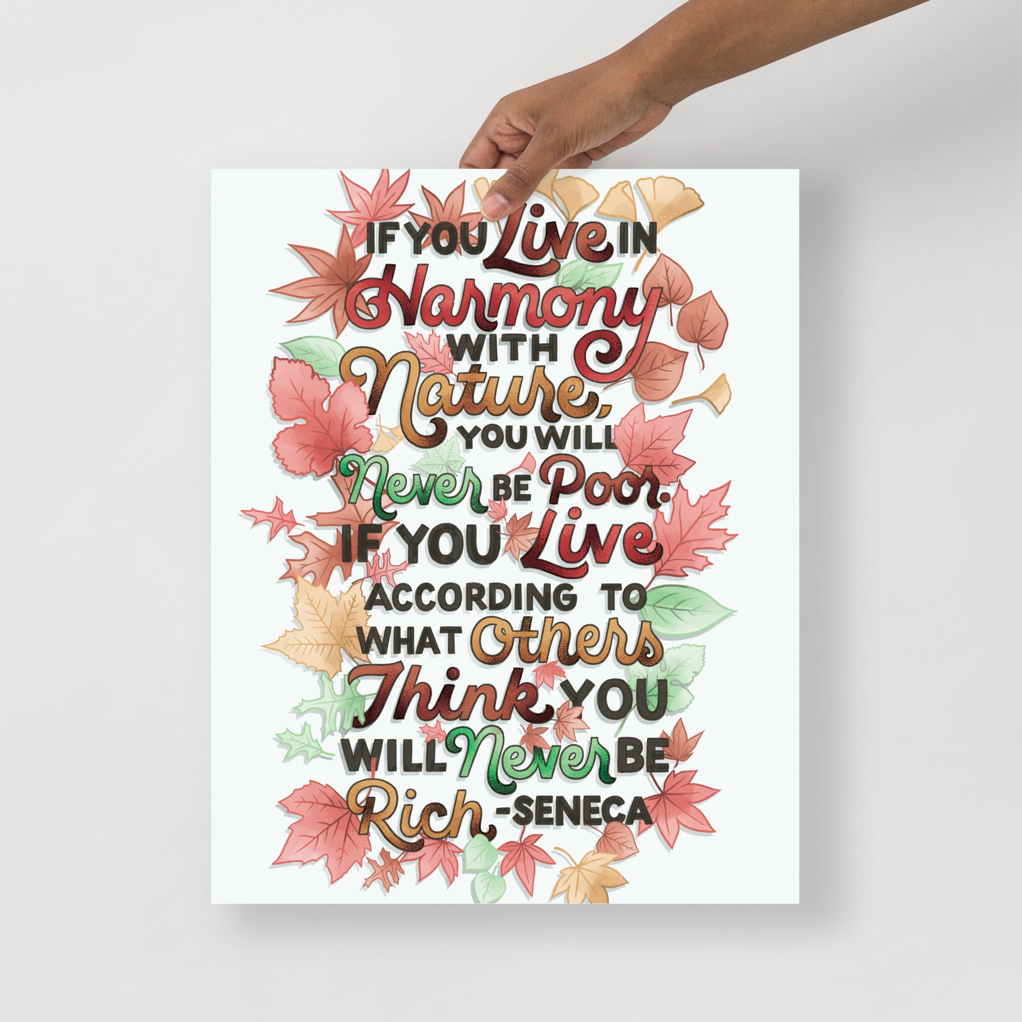In Harmony with Nature Poster
