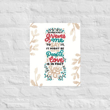 Load image into Gallery viewer, Friendship Love Actually Christmas Poster