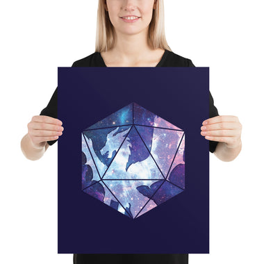 Dragon's D20 Poster