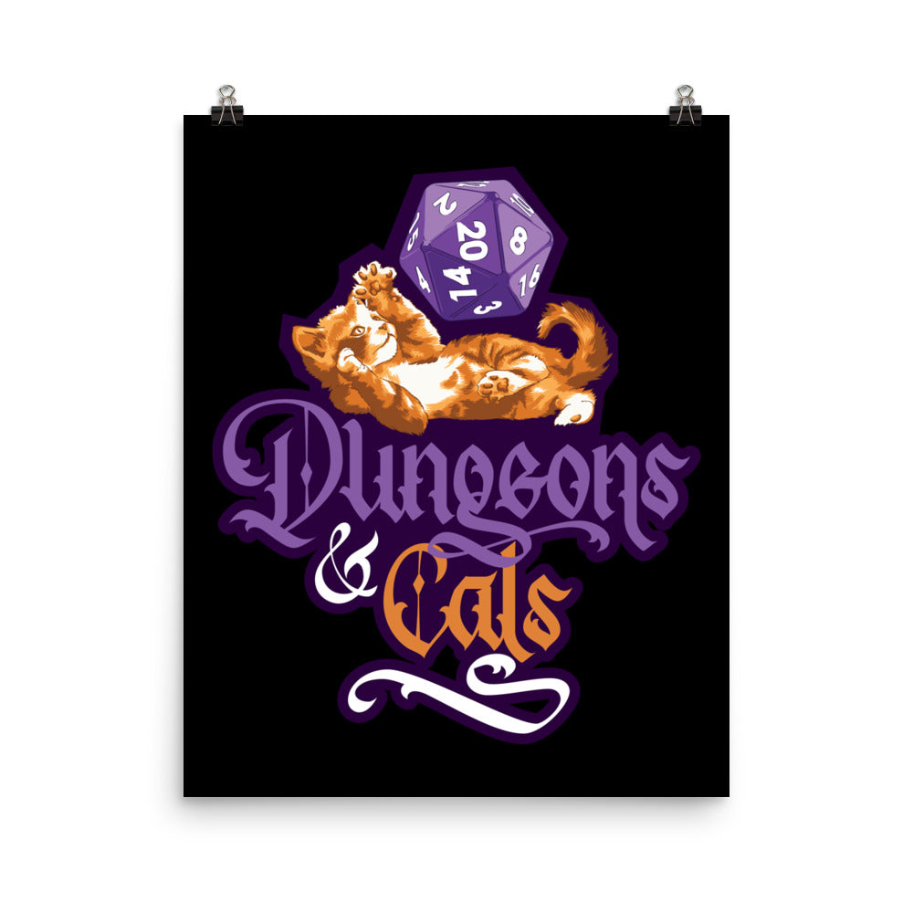 Dungeons and Cats Poster