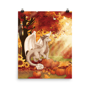 Autumn Dragon Poster