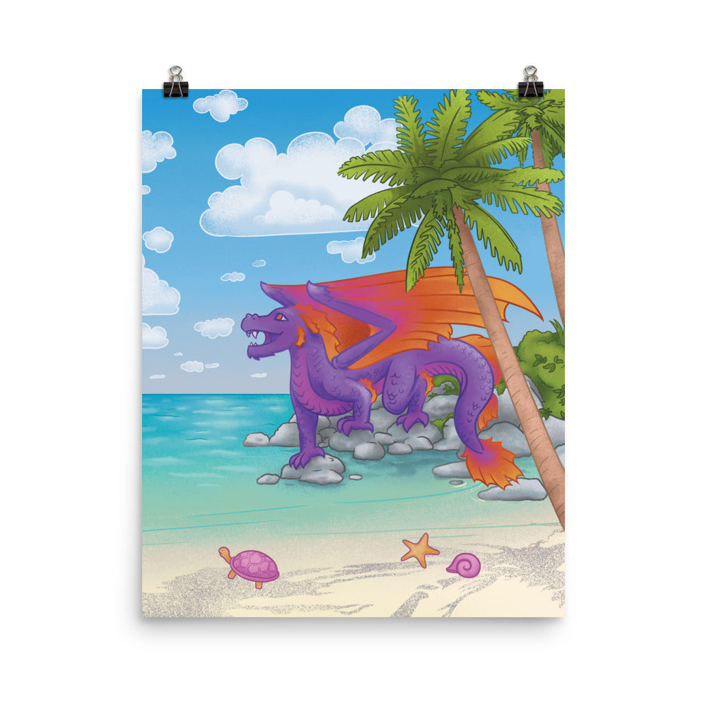 Summer Dragon Poster