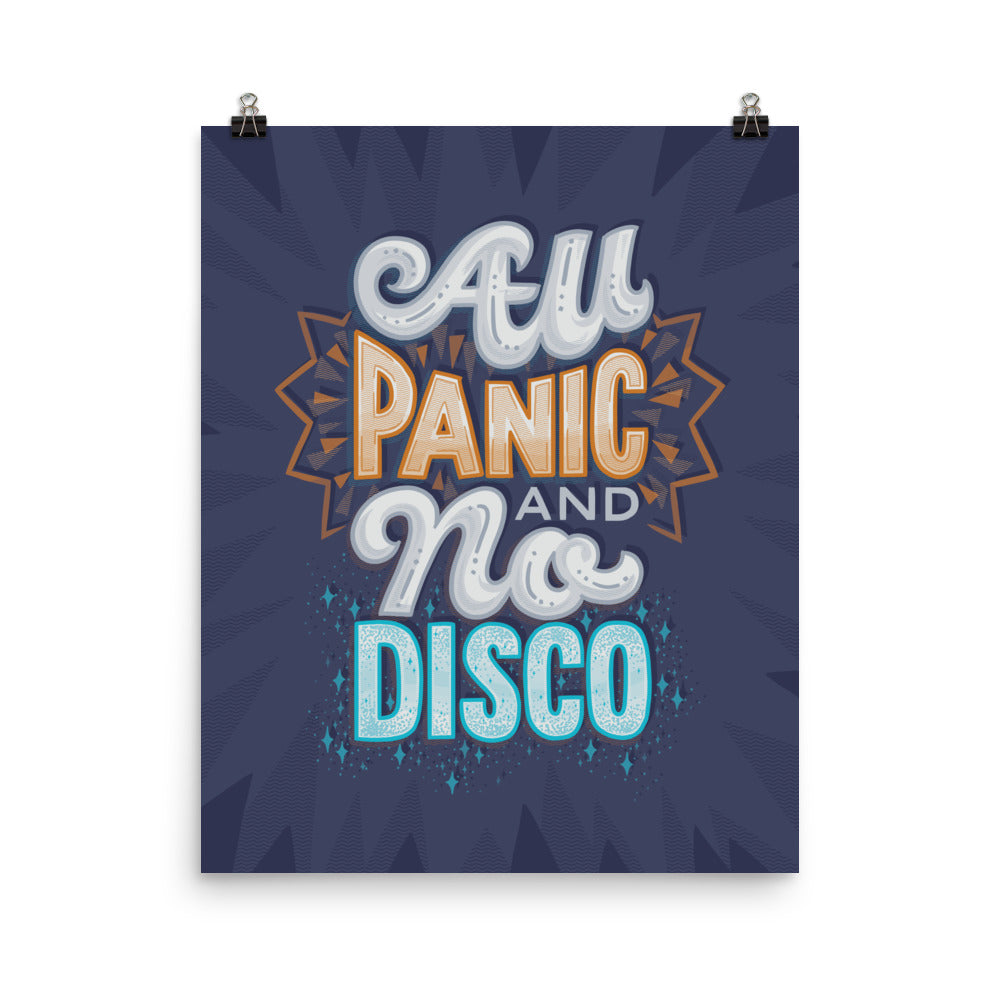 All Panic No Disco Poster