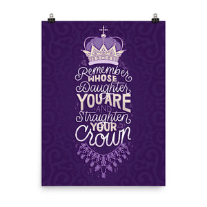 Remember Whose Daughter You Are Poster