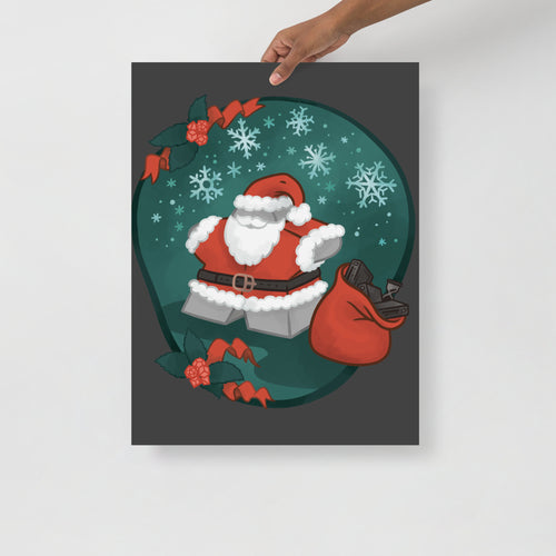 Santa Meeple Poster