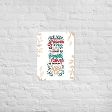 Load image into Gallery viewer, Friendship Love Actually Christmas Poster