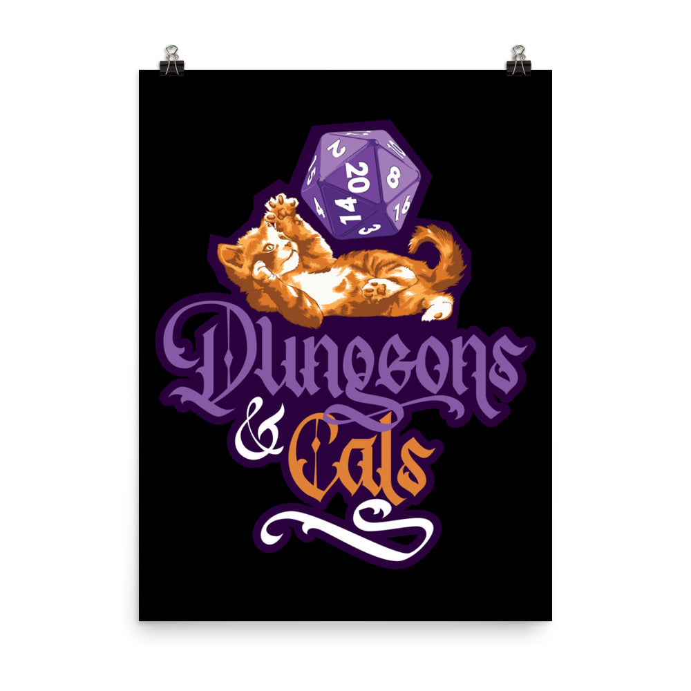 Dungeons and Cats Poster