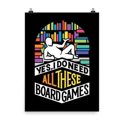 All These Board Games Poster