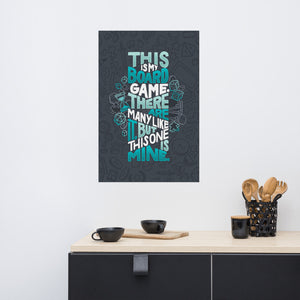 My Board Game Poster