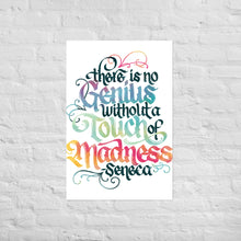 Load image into Gallery viewer, Genius with Madness Poster