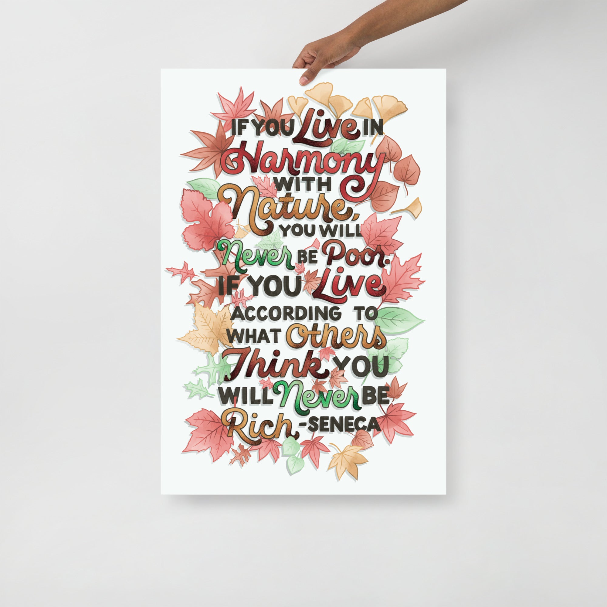 In Harmony with Nature Poster