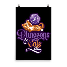 Load image into Gallery viewer, Dungeons and Cats Poster