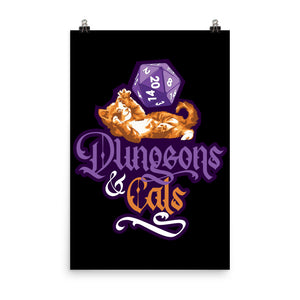 Dungeons and Cats Poster
