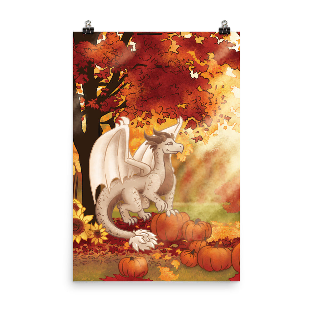 Autumn Dragon Poster