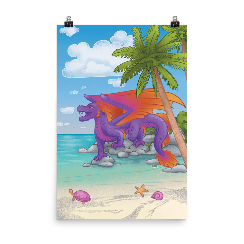 Summer Dragon Poster