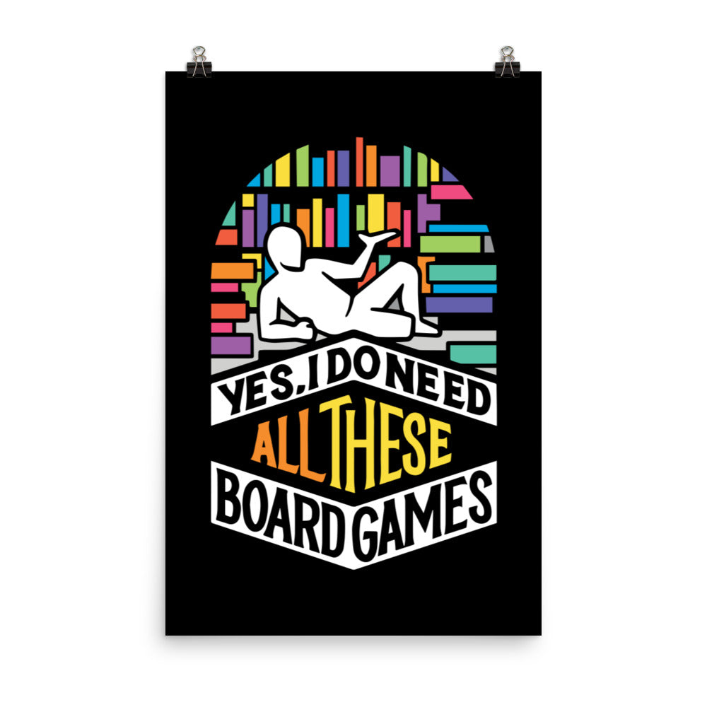 All These Board Games Poster