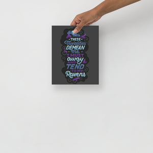 Tend to My Ravens Poster