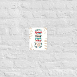 Friendship Love Actually Christmas Poster