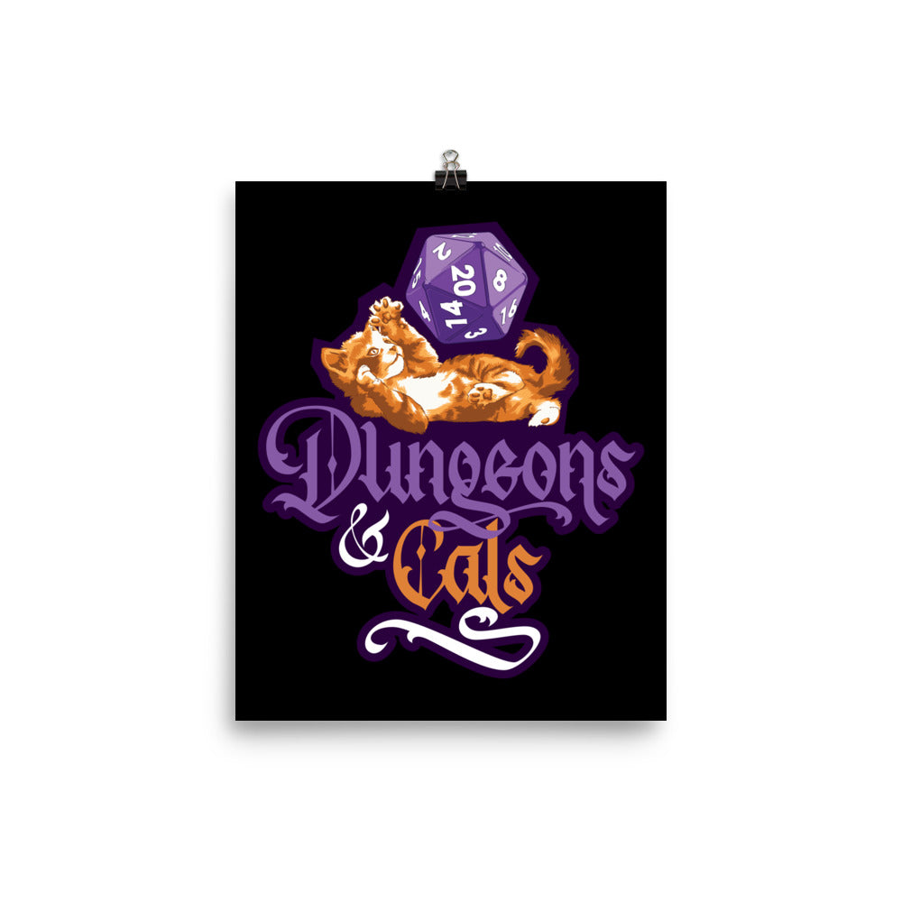 Dungeons and Cats Poster