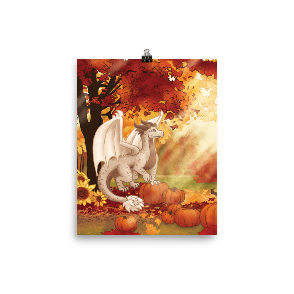 Autumn Dragon Poster