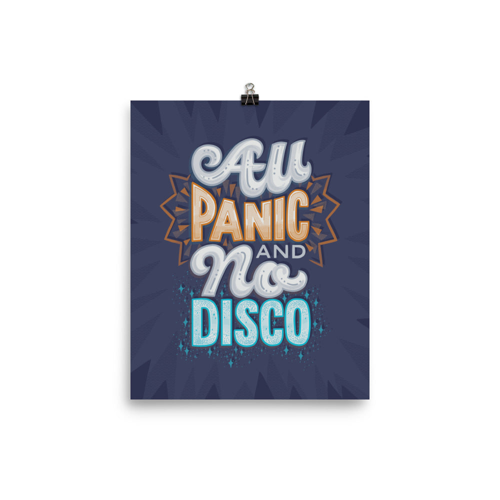 All Panic No Disco Poster