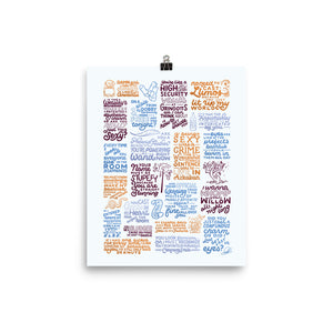 Wizarding Pickup Lines Poster