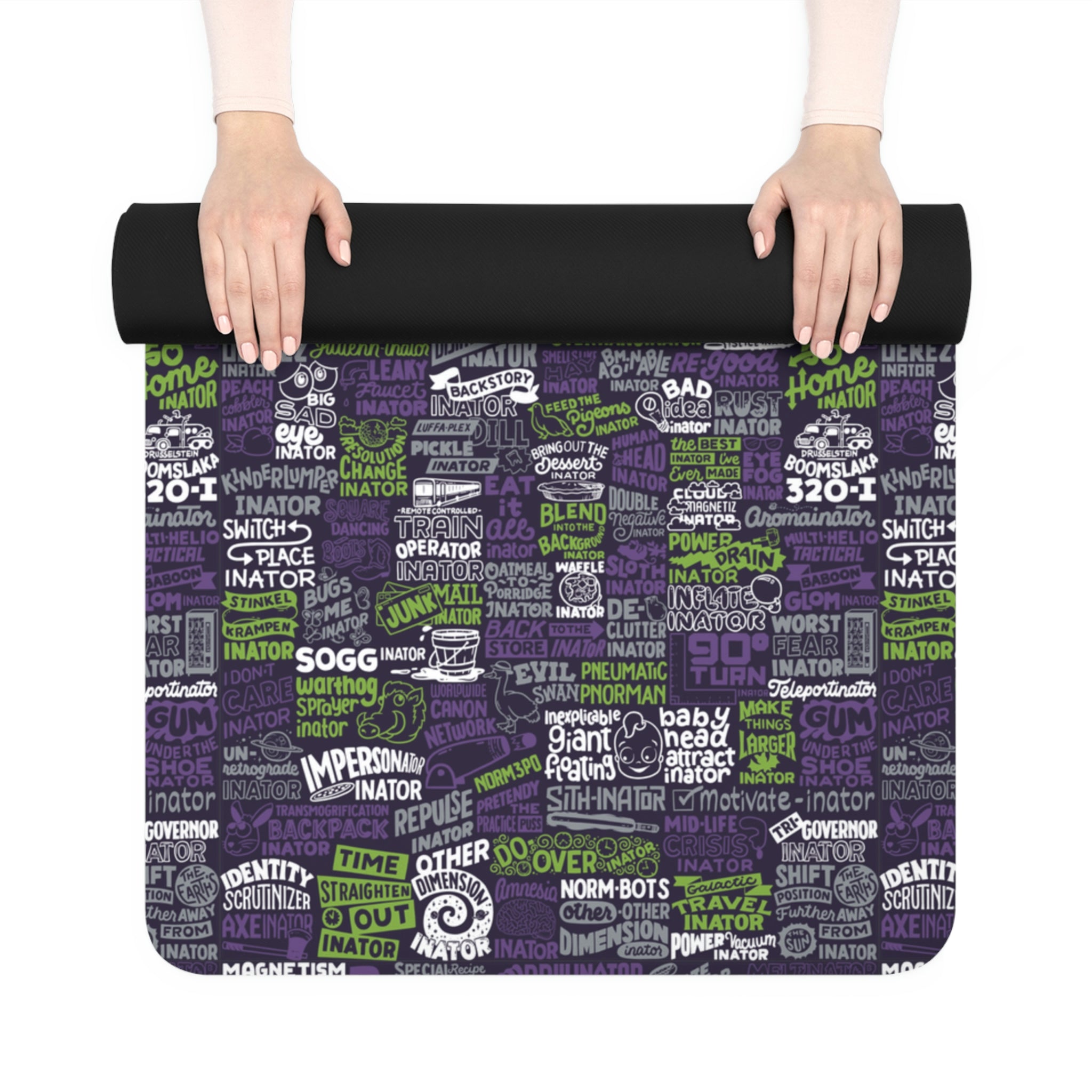 Inators Microfiber Rubber Yoga Mat