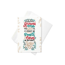 Load image into Gallery viewer, The People I Love Christmas Greeting Card