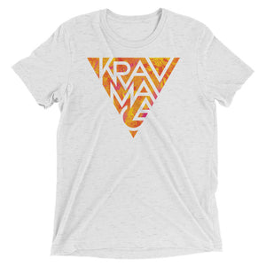 Krav Maga Hot Triangle Unisex Tri-Blend T-Shirt